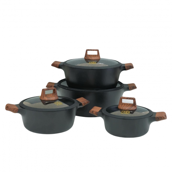 Wooden Pot set 8 pieces 